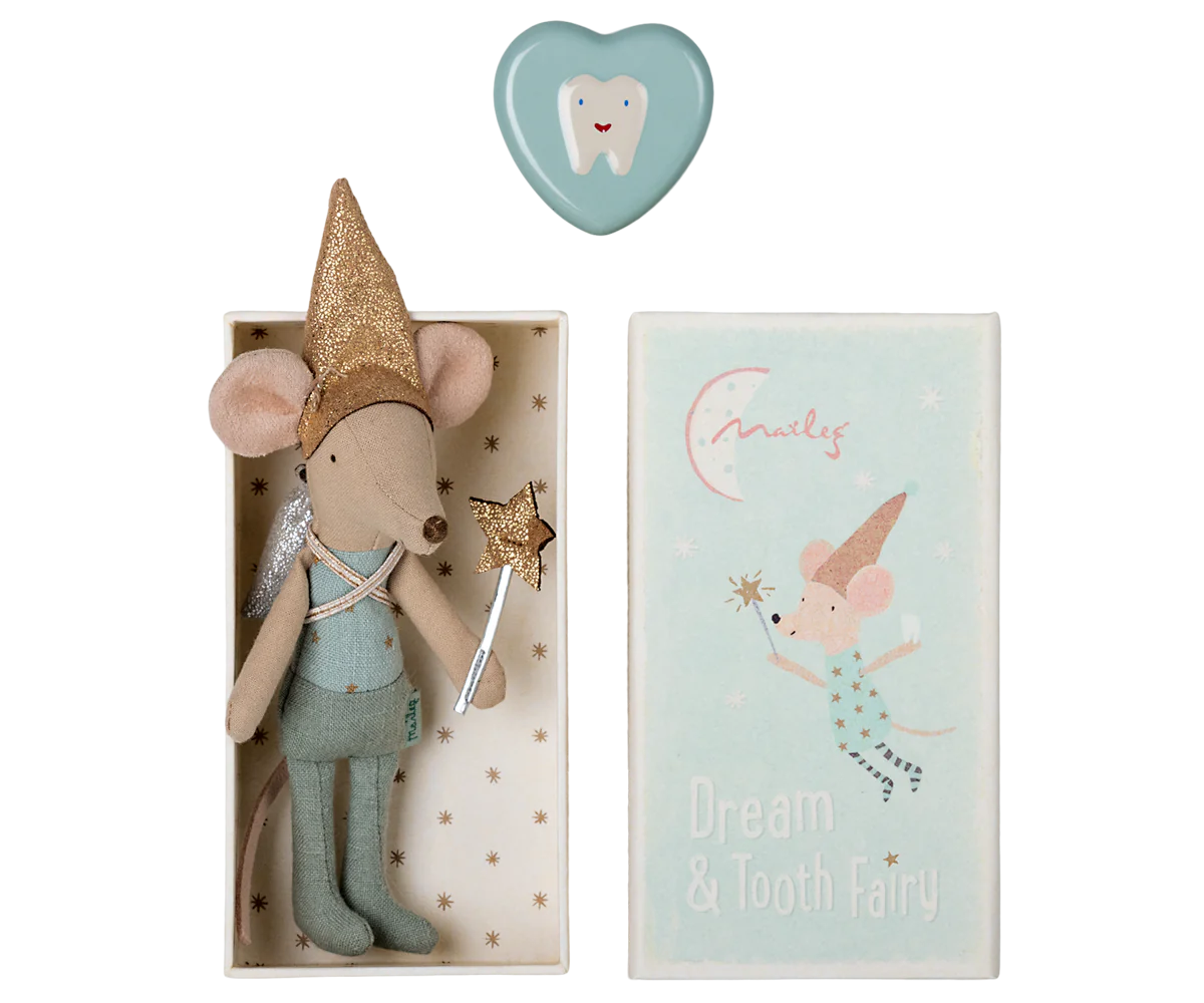 Tooth Fairy Mouse in Matchbox
