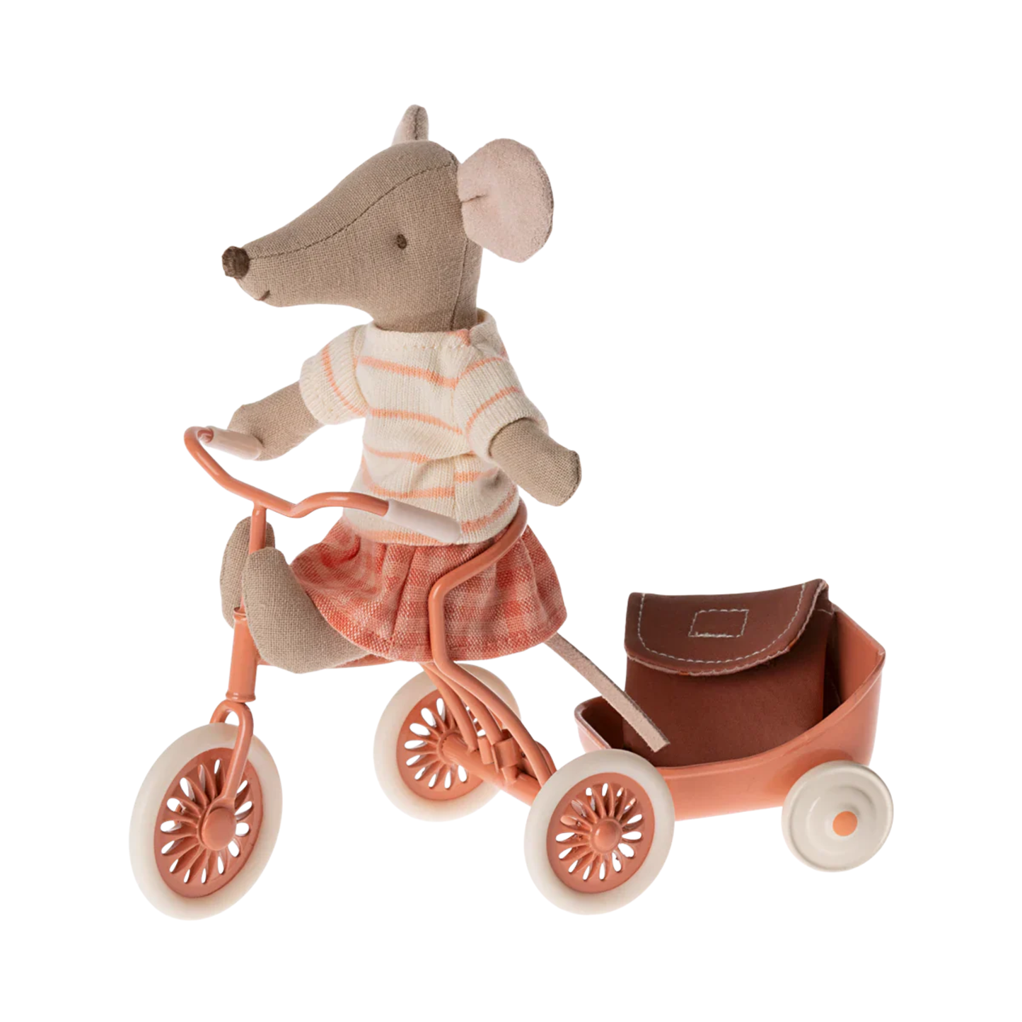 Tricycle Mouse, Big Sister with Bag (Pink)