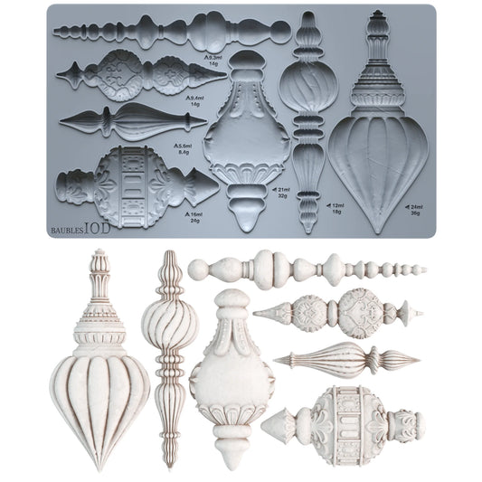Baubles IOD 6"x 10" Mould