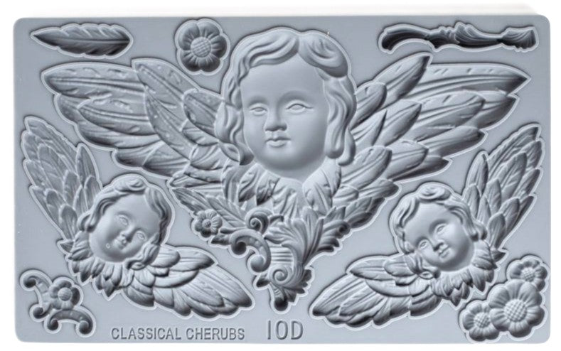 Cherubs 6x10 IOD Decor Mould