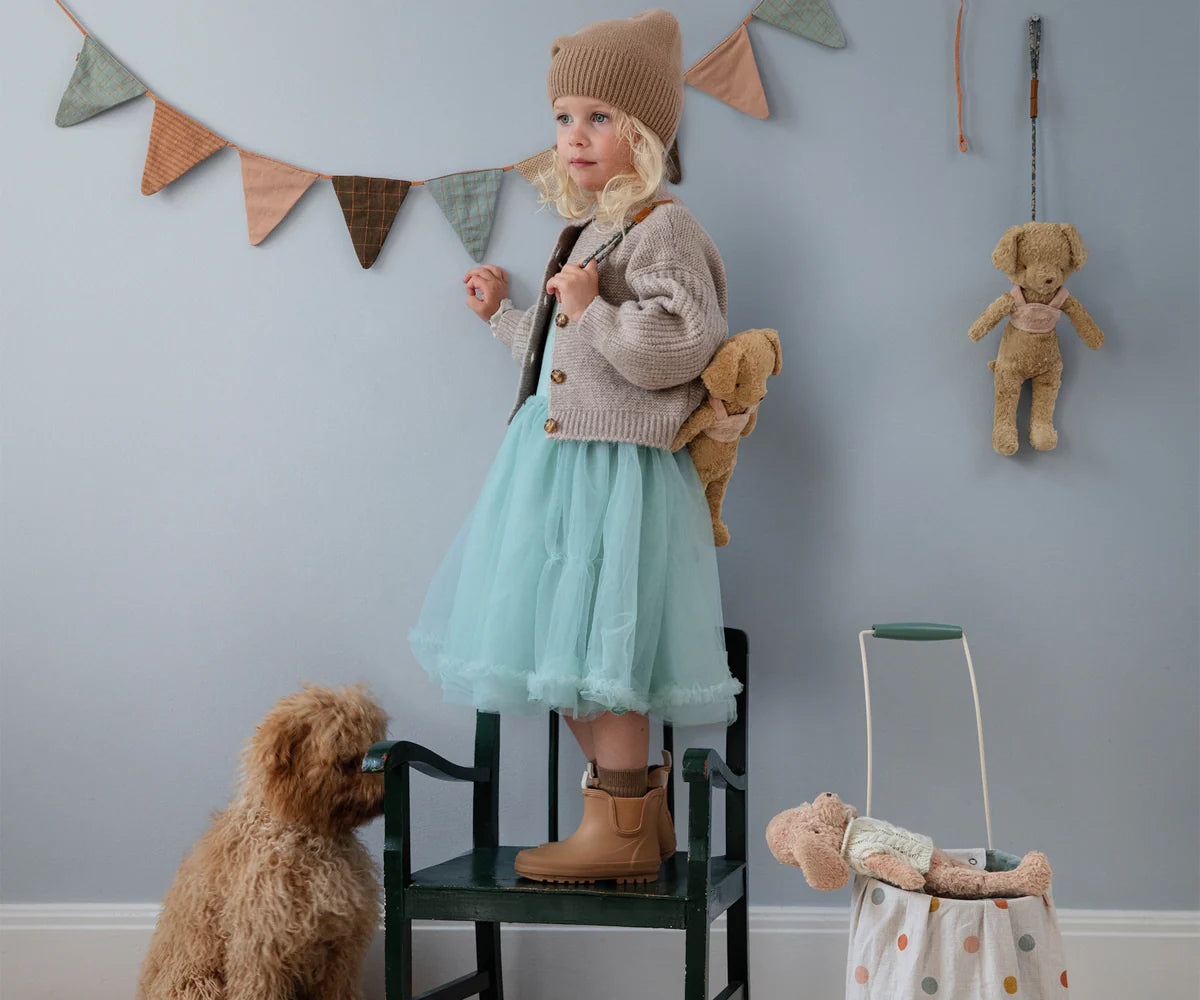 Poodle Dog, Vintage Plush (Dusty Powder)