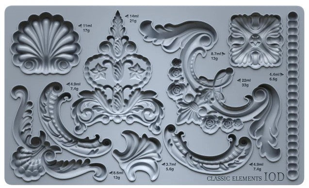 Classic Elements 6x10 IOD Decor Mould