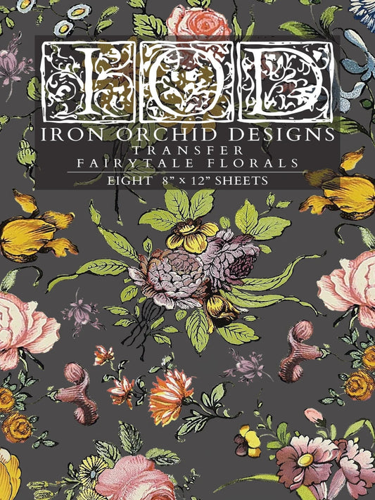 Fairytale Florals IOD Transfer 8x12 Pad