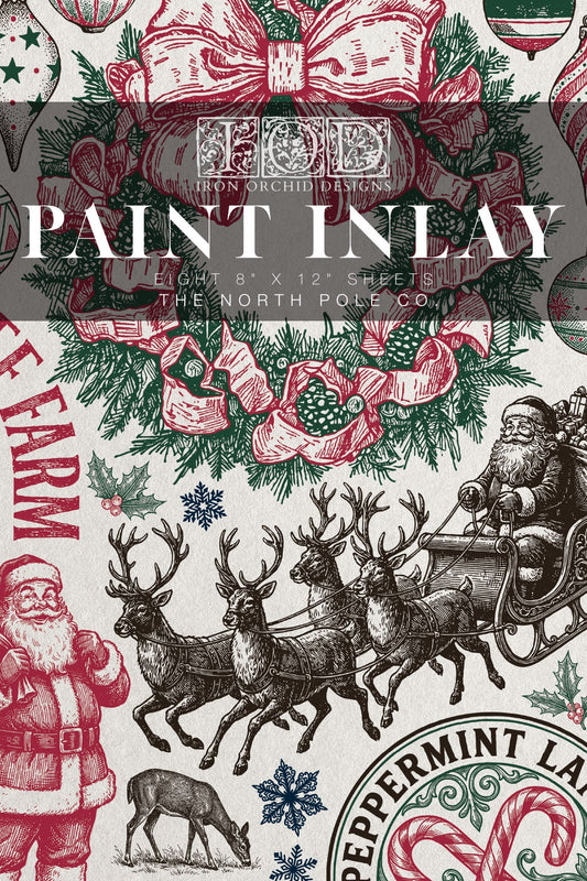 The North Pole Co. IOD 8"x 12" Paint Inlay