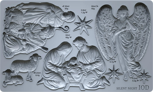 Silent Night IOD 6"x 10" Mould