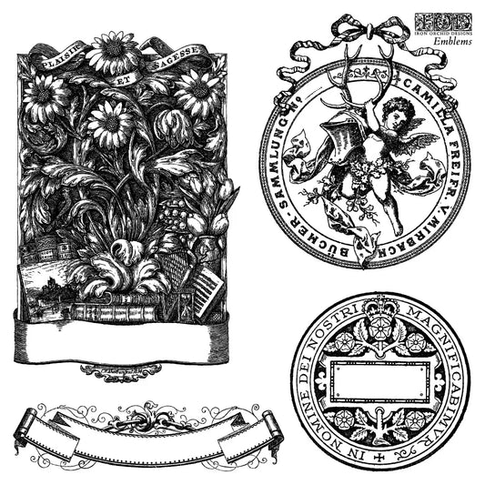 Emblems IOD 6"x 6" Stamp