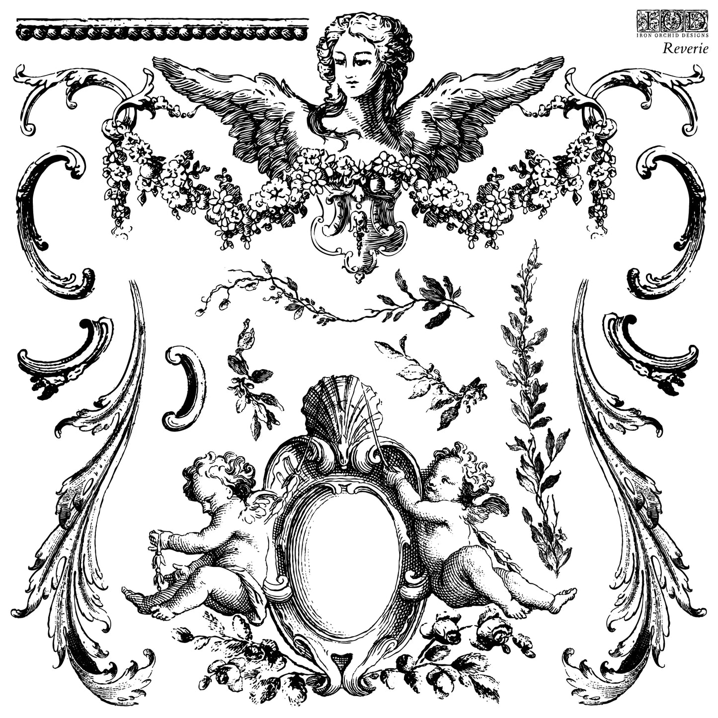 Reverie 12x12 IOD Stamp (Retired)