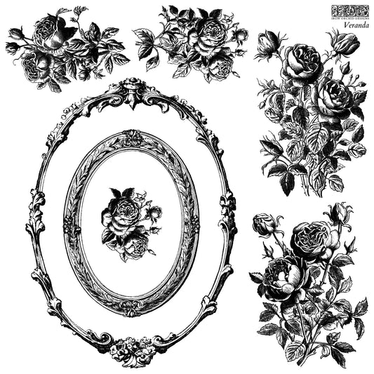 Veranda IOD 12"x 12" Stamp