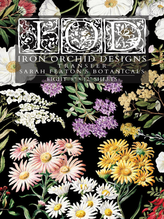 Sarah Featon's Botanicals IOD Transfer 8x12 Pad