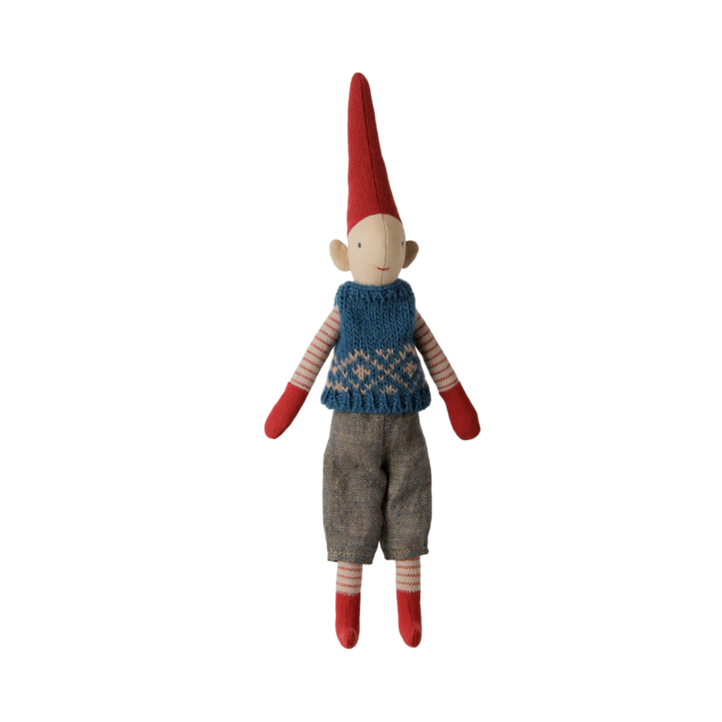 PREORDER: Pixy, Size 1, Boy (Blue Knitted Vest) (Expected: 08/15/26)