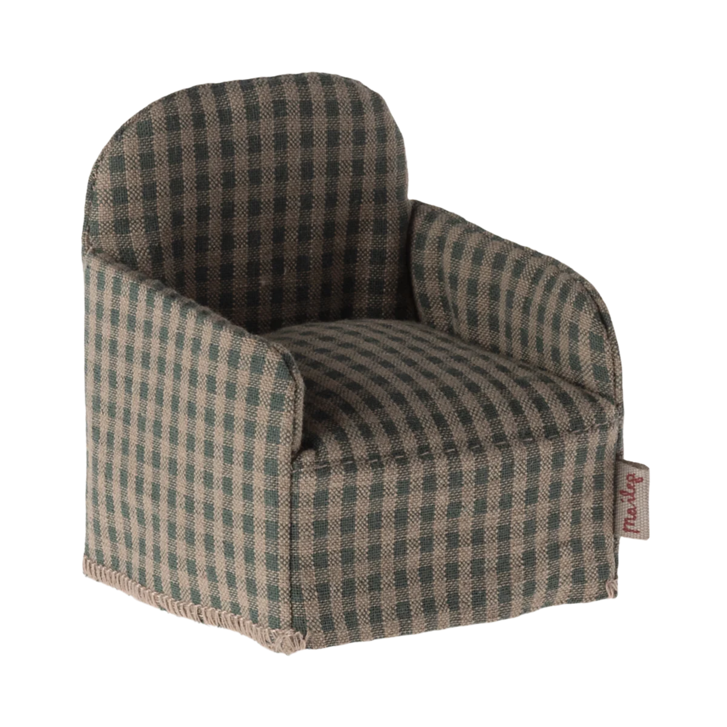 Folding Chair, Mouse (Green Checker)