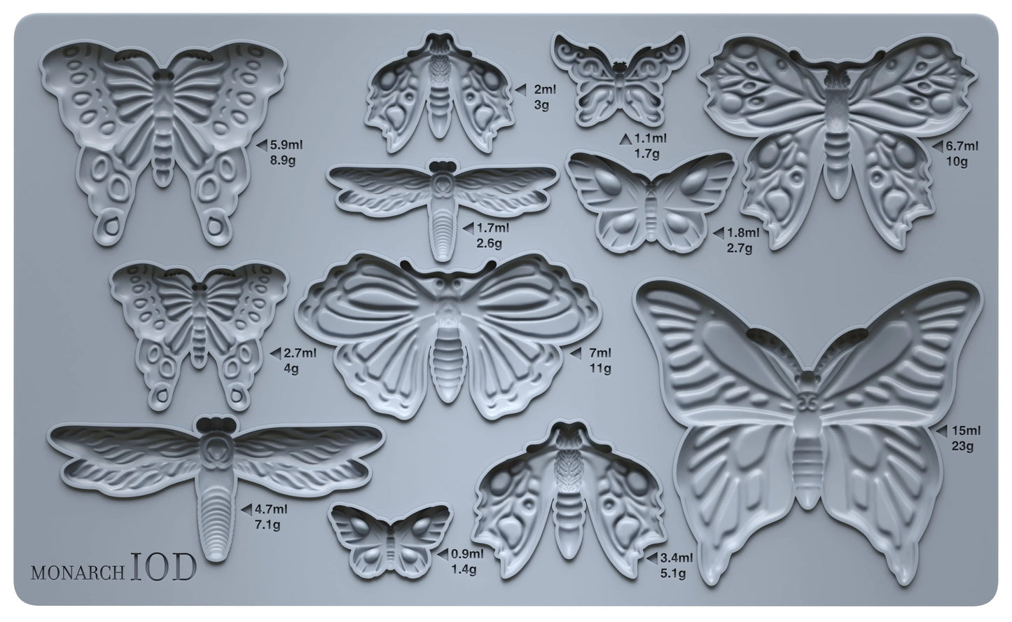 Monarch 6x10 IOD Decor Mould