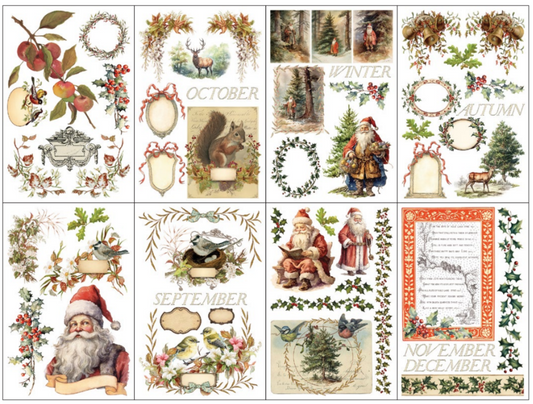 Santa's Hollow IOD Transfer 8"x 12" Pad (Retired)