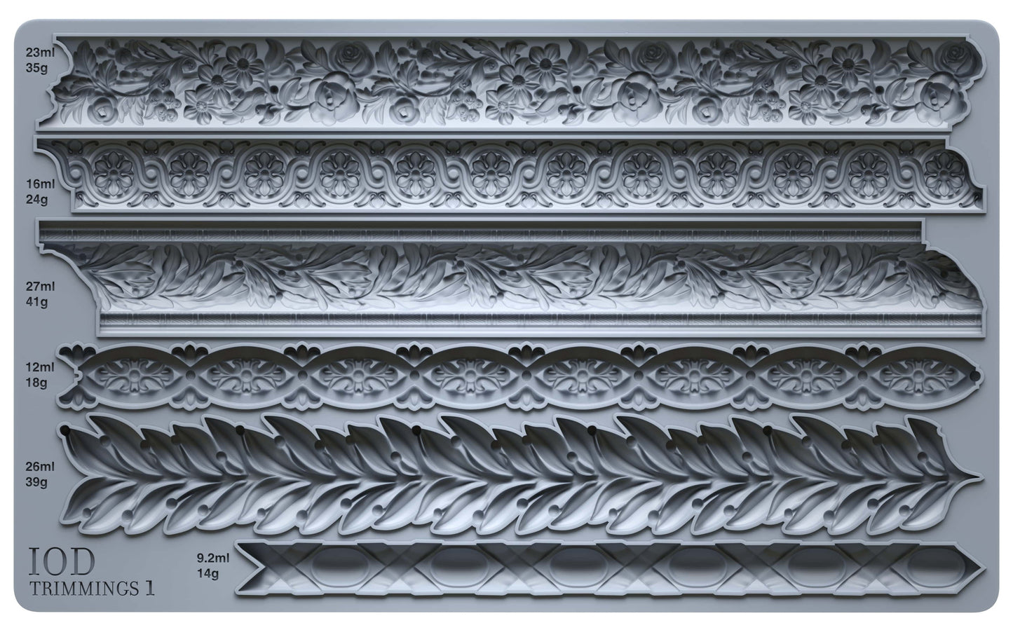 Trimmings 1 6x10 IOD Decor Mould