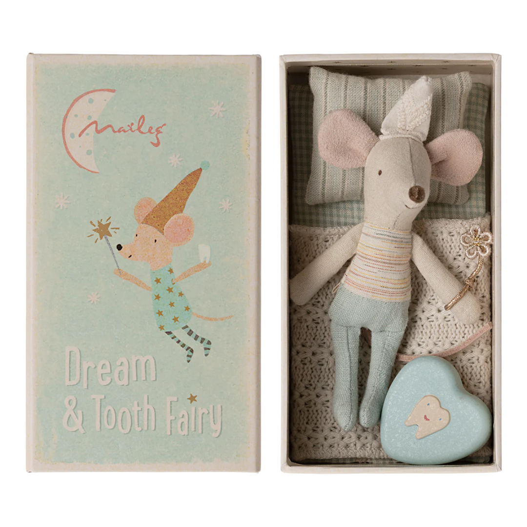 Tooth Fairy Mouse, Little Sibling in Matchbox