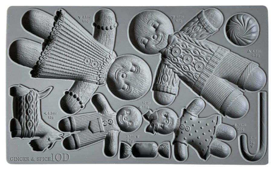 Ginger & Spice 6x10 IOD Mould (Retired)