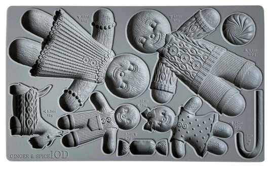 Ginger & Spice 6x10 IOD Mould (Retired)