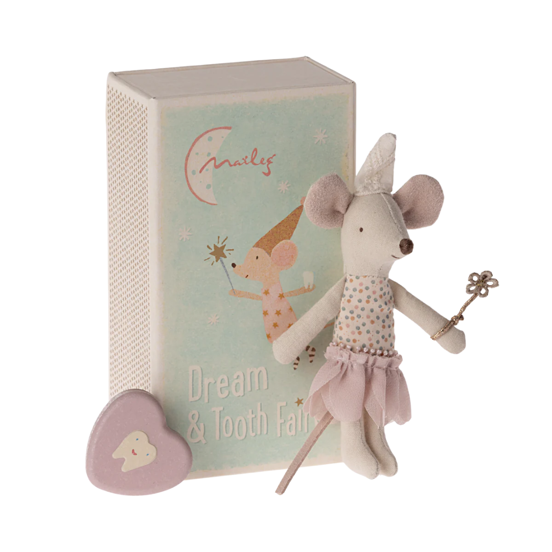 Tooth Fairy Mouse, Little Sibling in Matchbox