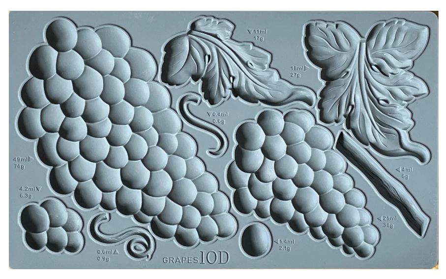 Grapes 6x10 IOD Mould (Retired)