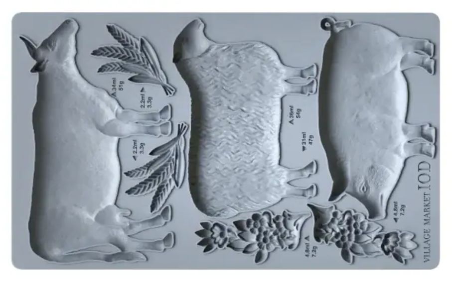 Village Market 6x10 IOD Mould