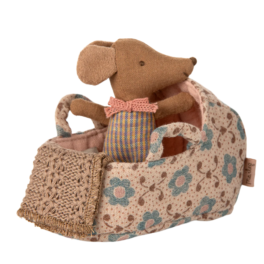 Carry Cot, Baby Mouse (Rose)