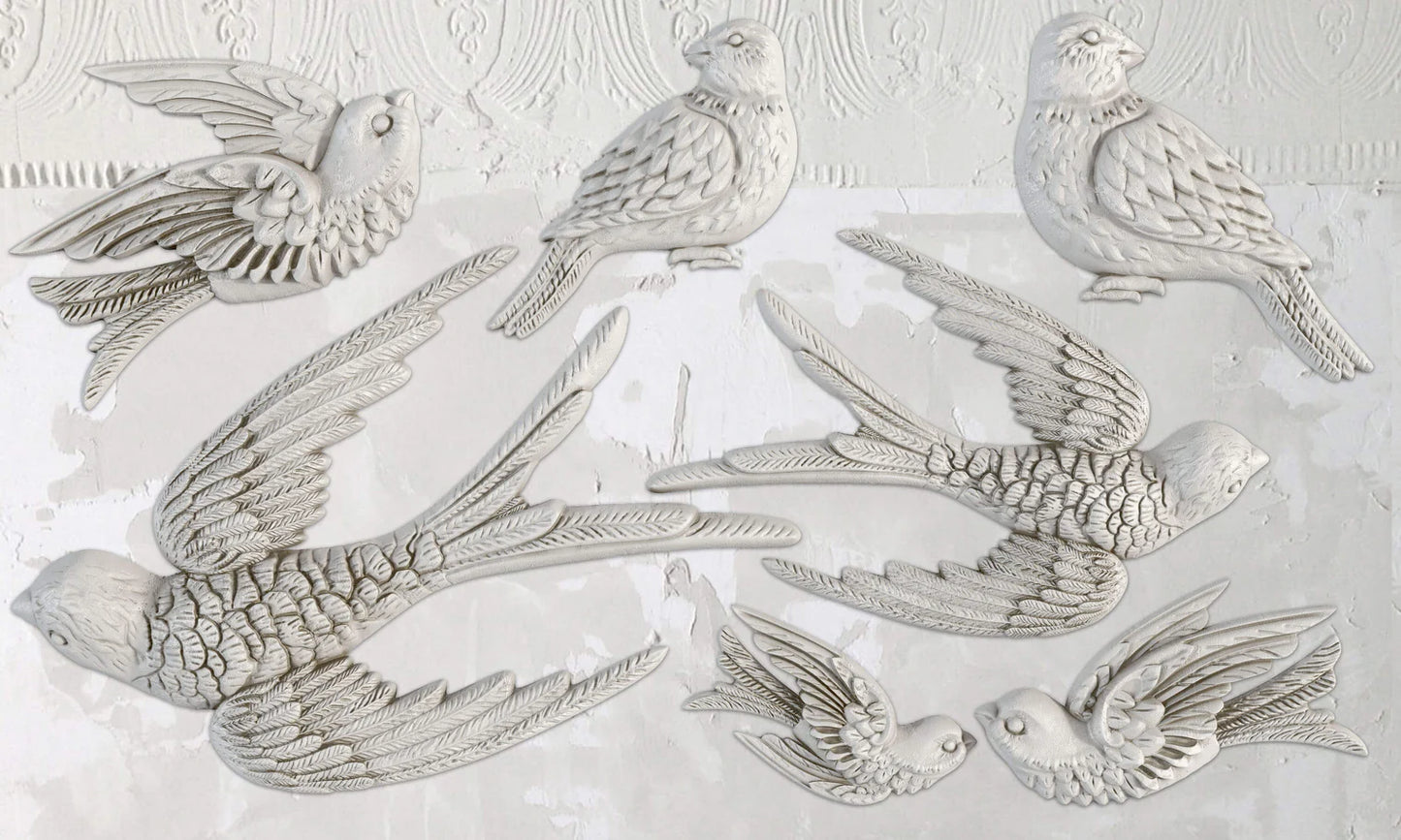 Birdsong 6x10 IOD Decor Mould