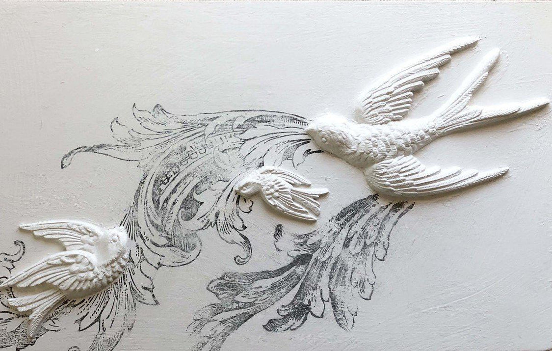 Birdsong 6x10 IOD Decor Mould