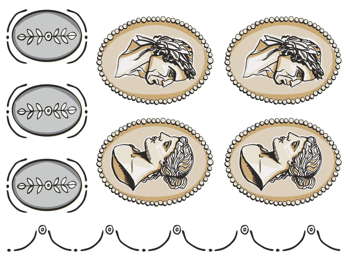 Classical Cameo IOD Paint Inlay 12x16 Pad