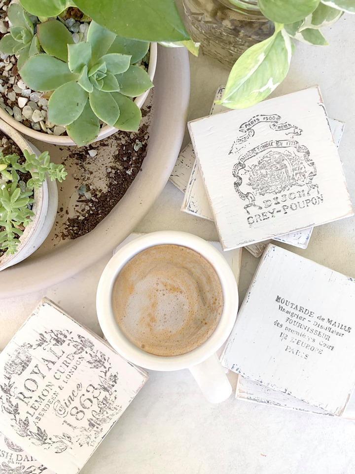 Crockery 12x12 IOD Decor Stamp