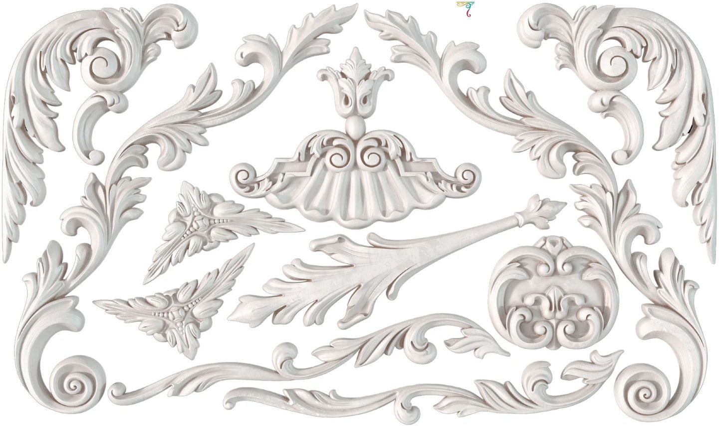 Dainty Flourishes 6x10 IOD Mould