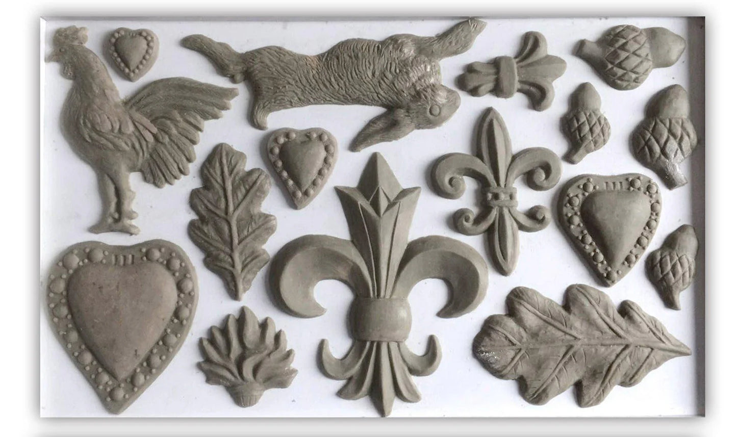 Fleur De Lis 6x10 IOD Decor Mould