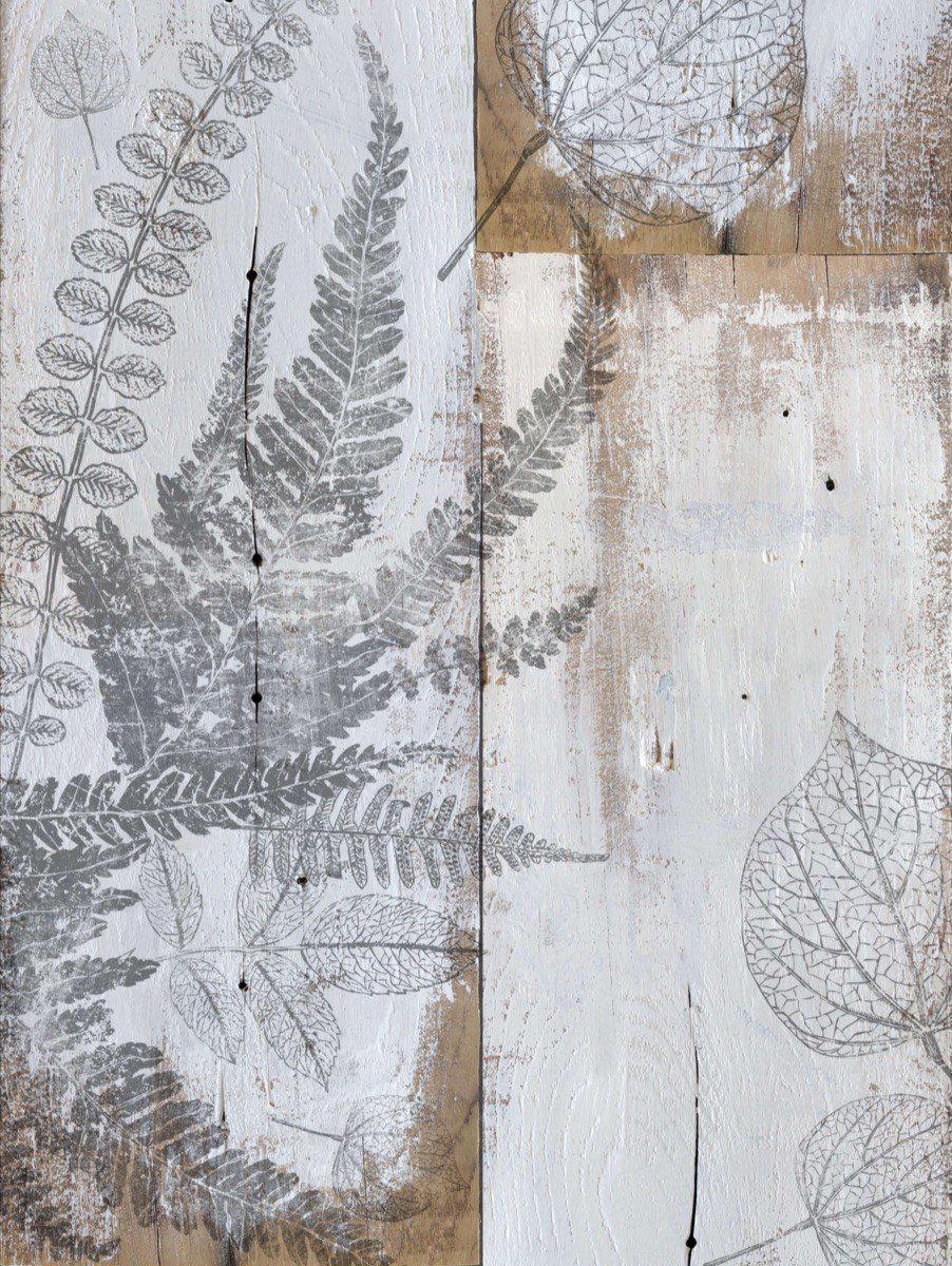 Frond 12x12 IOD Decor Stamp
