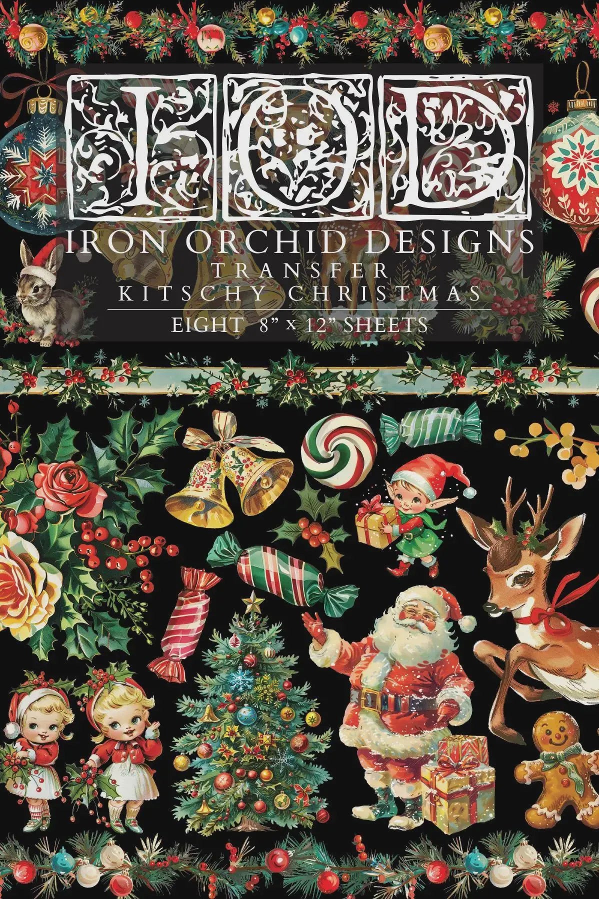 2024 & 2025 Holiday Transfer IOD Bundle! (set 6) Christmas Joy/Santa's Hollow/Partridge Lane/Yuletide/Kitschy & Crimson Velvet! Limited
