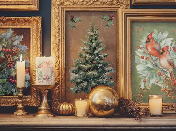 Holiday Old & New Transfer IOD Bundle! (set of 2). Christmas Joy 2025 and Yuletide 2024! 8"x12" Best Sellers from 2024/2025. Limited