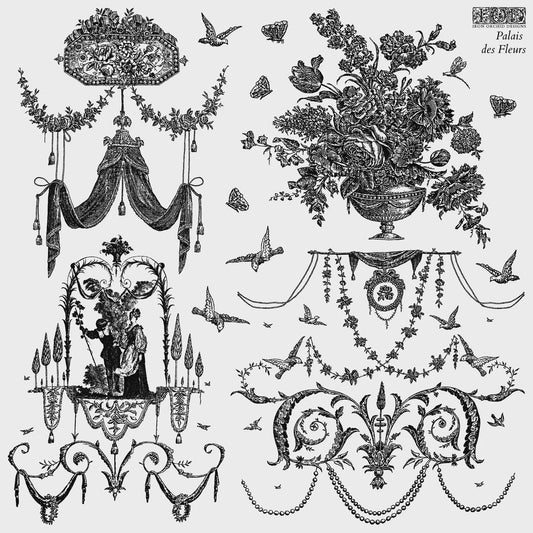 Palais des Fleurs IOD 12"x 12" Stamp