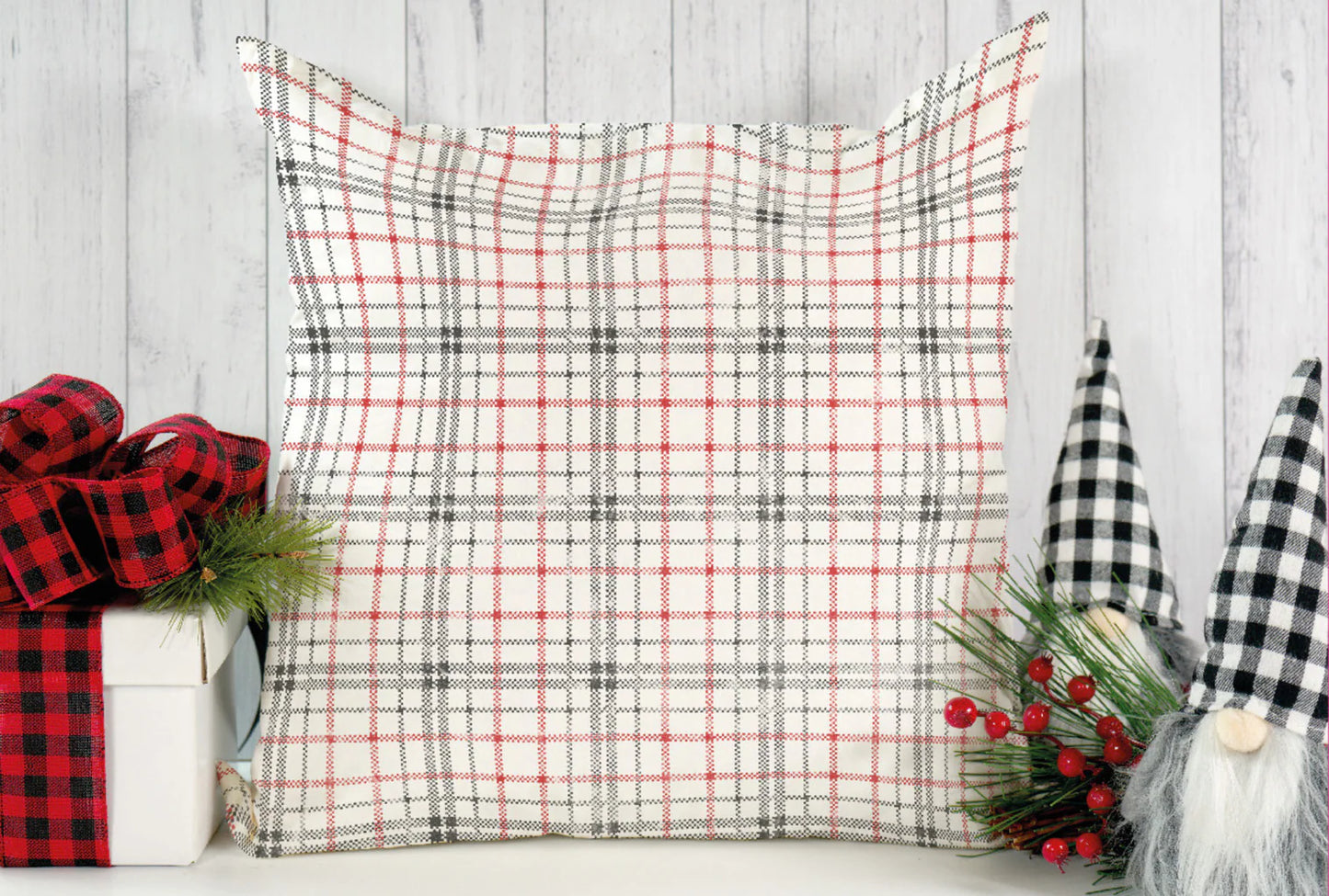 Pretty In Plaid 12x12 IOD Stamp (Retired)