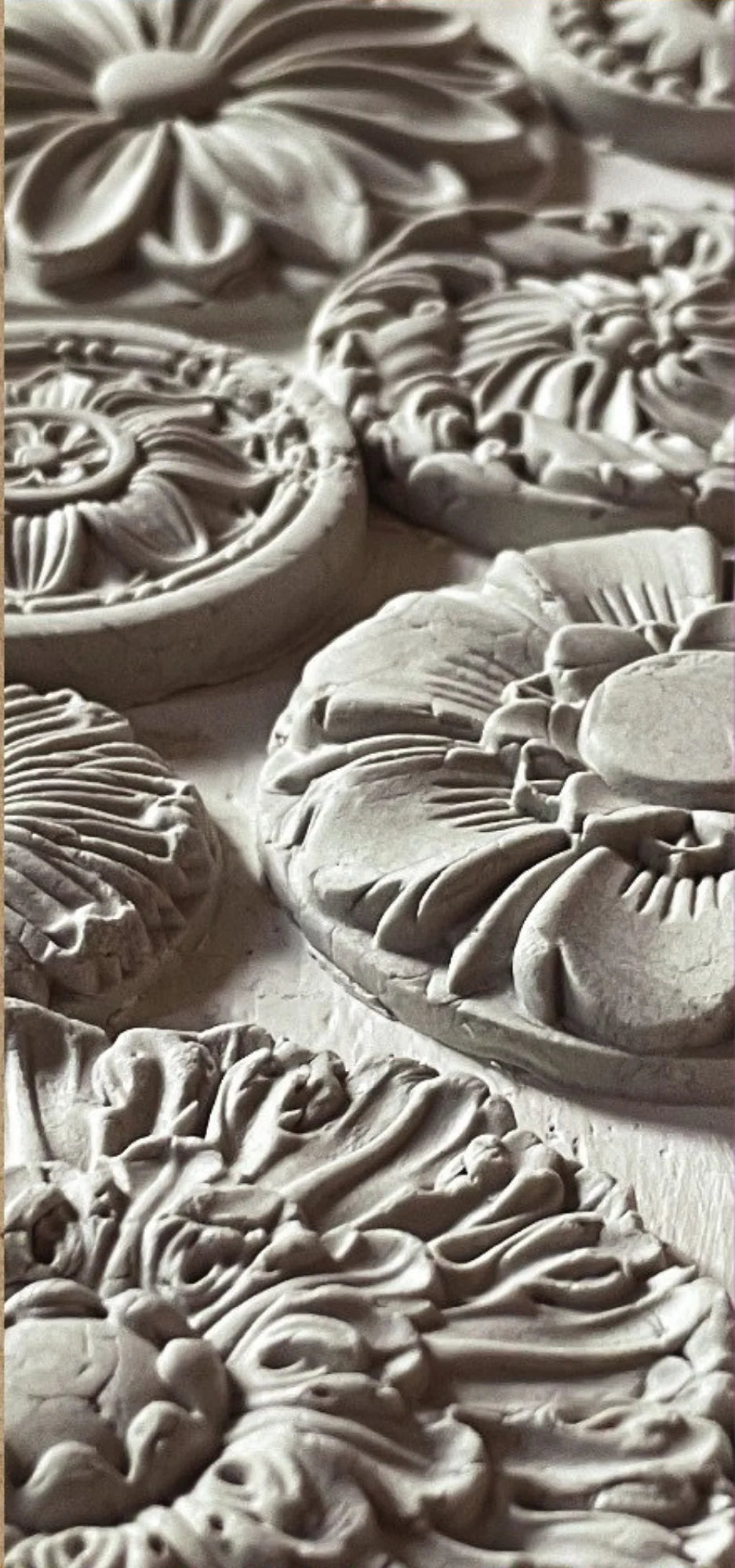 Rosettes 6x10 IOD Mould