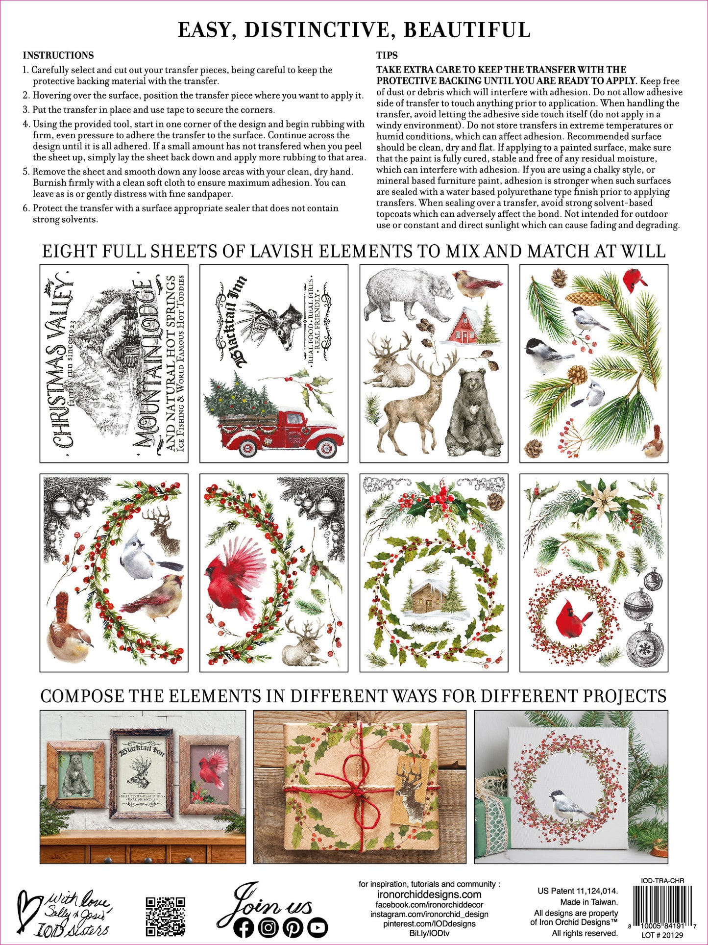 Christmas Valley IOD Transfer 12x16 Pad (Retired)