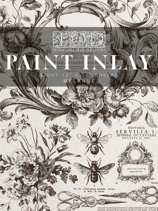 Melange IOD Paint Inlay 12x16 Pad (Retired)