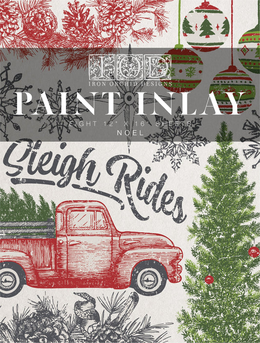 Noel IOD Paint Inlay 12x16 Pad (Retired)