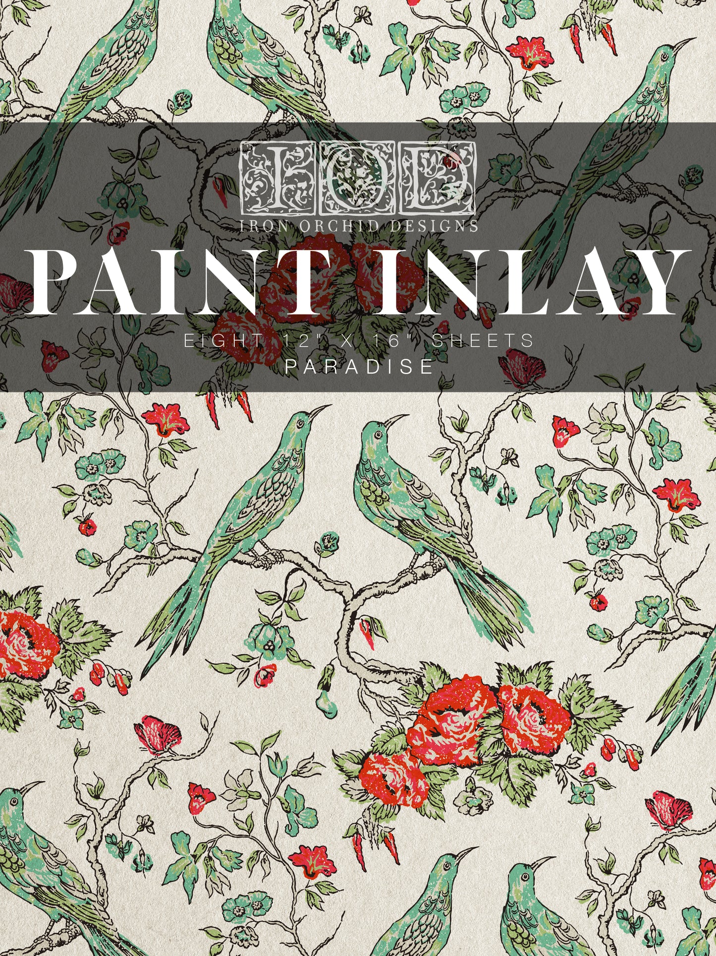 Paradise IOD Paint Inlay 12x16 Pad (Retired)