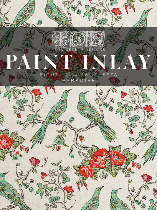 Paradise IOD Paint Inlay 12x16 Pad (Retired)
