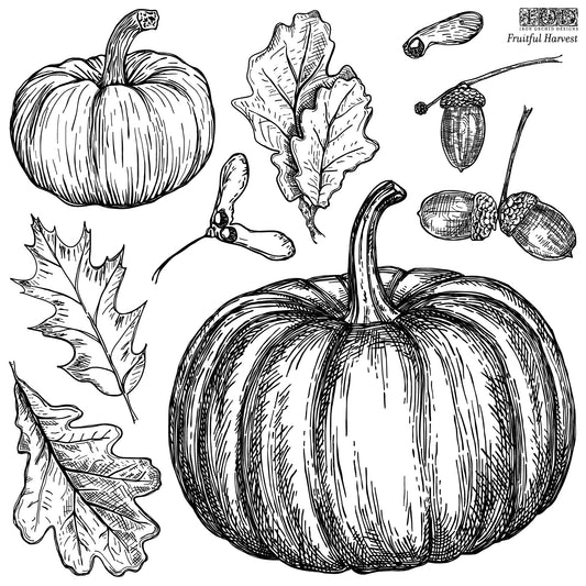 Fruitful Harvest 12x12 IOD Stamp (Retired)