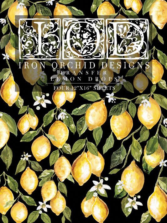 Lemon Drops IOD Transfer 12x16 Pad (Retired)