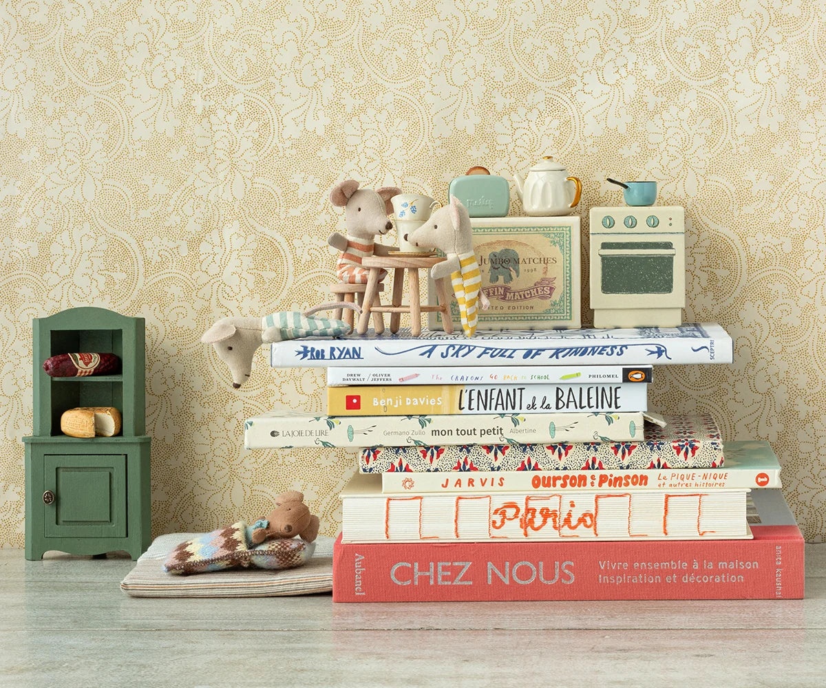 Corner Cabinet, Mouse (Dark Green)