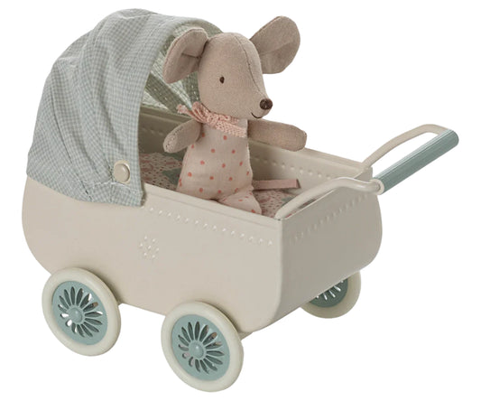 Pram with Baby Mouse