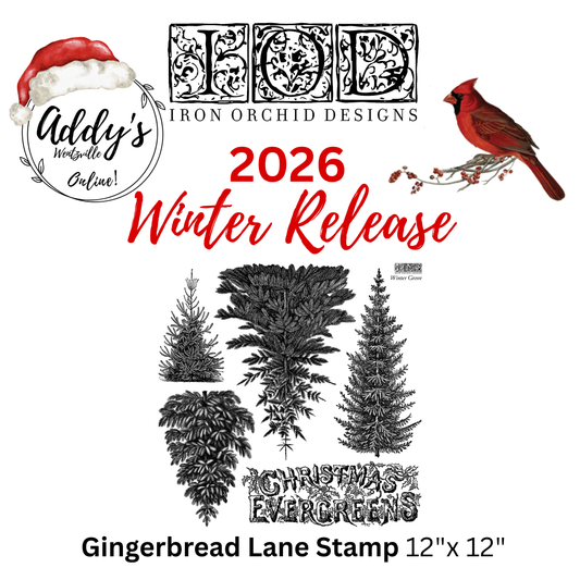 Winter Grove IOD 12"x 12" Stamp