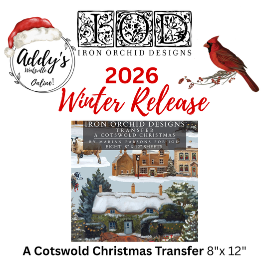 A Cotswold Christmas IOD Transfer 8"x 12" Pad