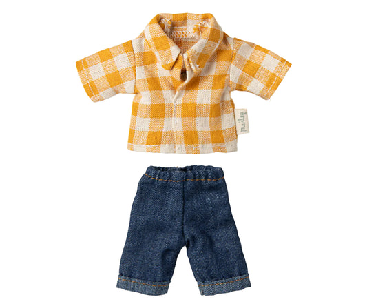 Checkered Shirt and Pants, Dad Mouse