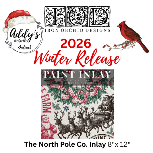 The North Pole Co. IOD 8"x 12" Paint Inlay